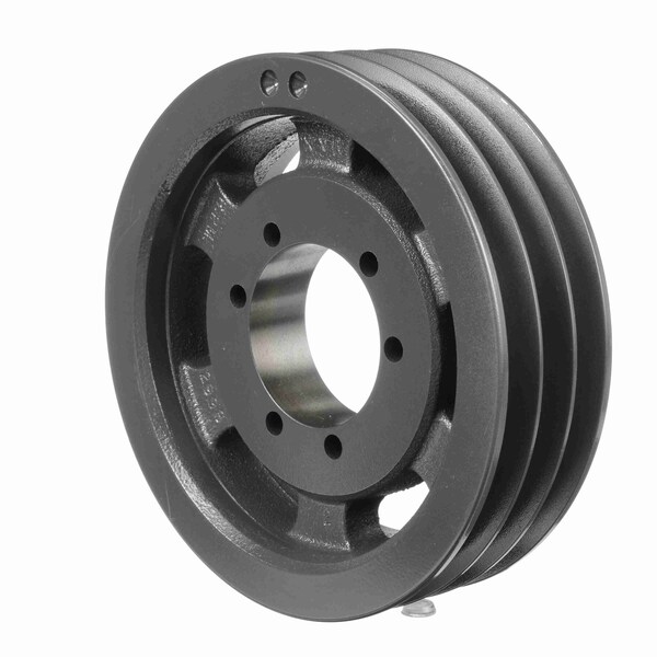3 Groove Cast Iron Bushed Bore Multiple Sheave, 3B80SK